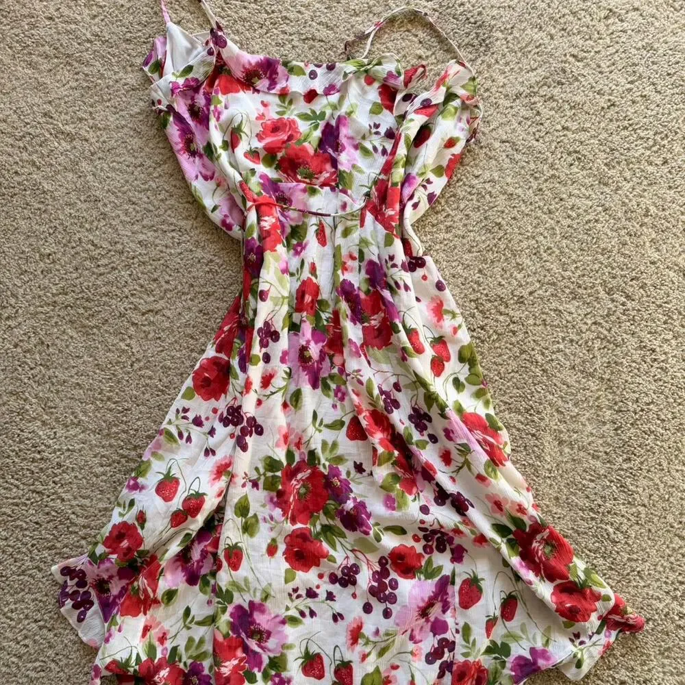Abercrombie fitch floral midi